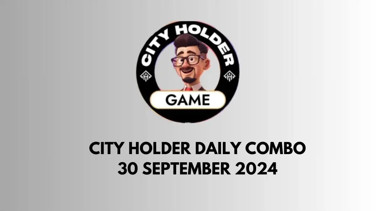 City Holder Daily Combo 30 September 2024