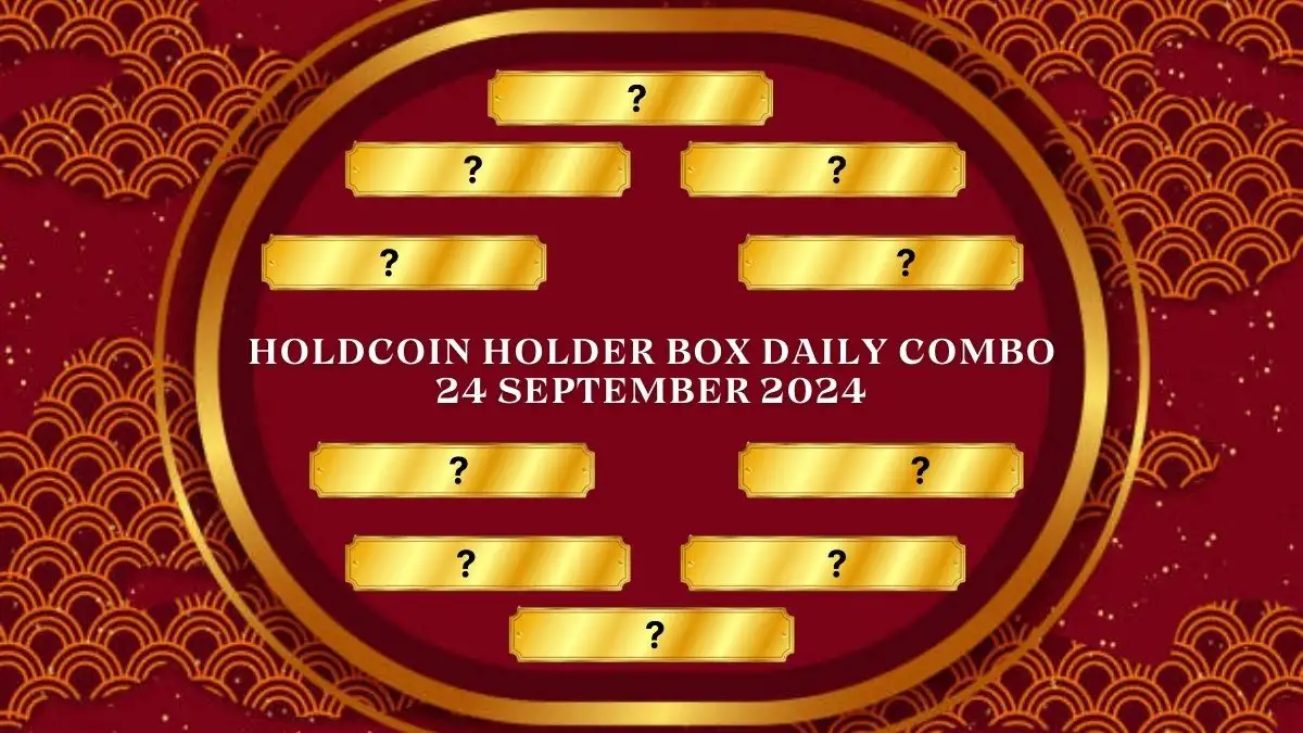 HoldCoin Holder Box Daily Combo 24 September 2024