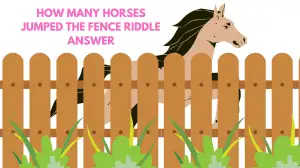 How Many Horses Jumped the Fence Riddle Answer