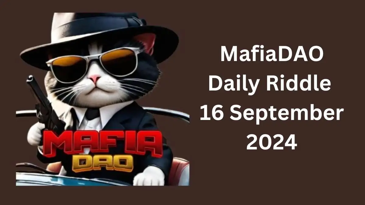 I move swiftly in the dark, with targets in sight, my job is deadly, with no need for light. Who am I? MafiaDAO Daily Riddle Code 16 September 2024