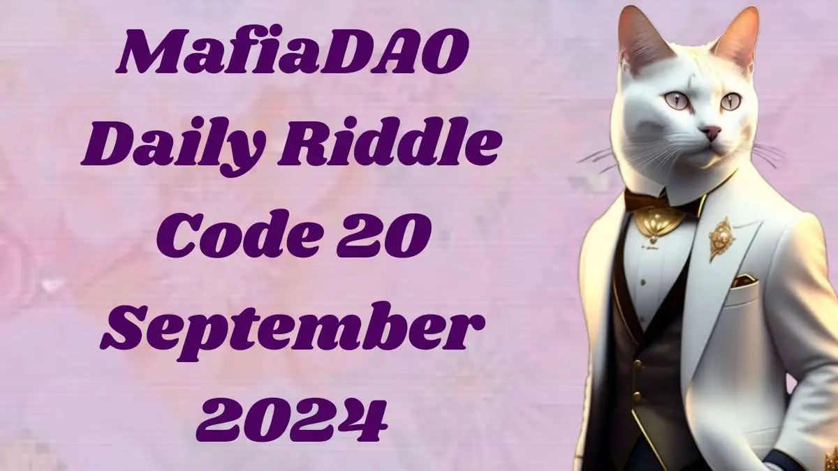 I Work Tirelessly in a Digital Field, Verifying Transactions That Won't Yield. What Am I? MafiaDAO Daily Riddle Code 20 September 2024