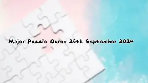 Major Puzzle Durov 25 September 2024