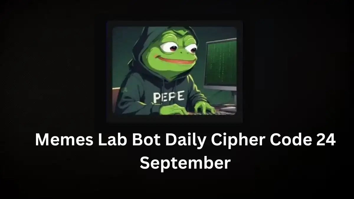 Memes Lab Bot Daily Cipher Code 24 September