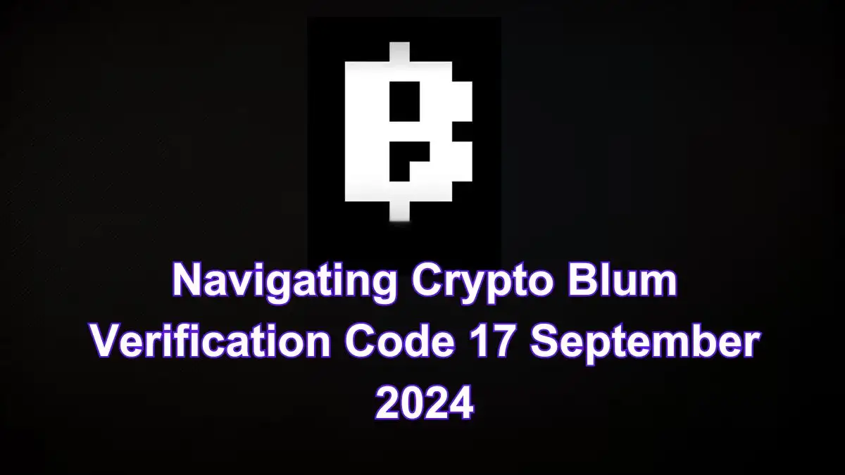 Navigating Crypto Blum Verification Code 17 September 2024