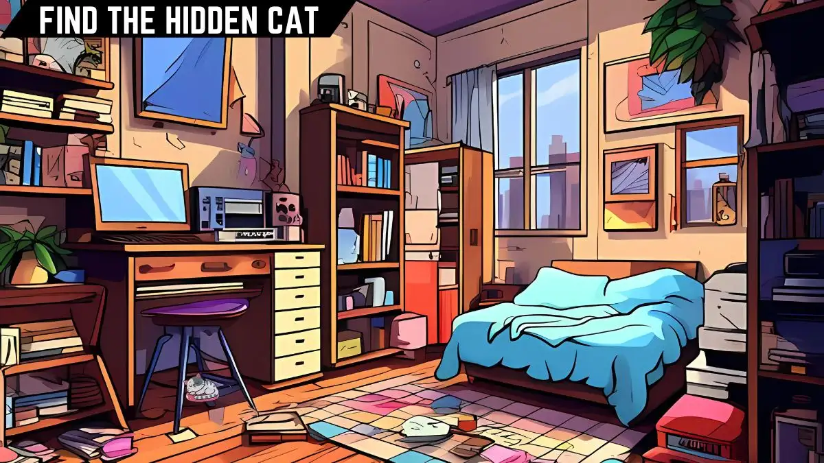 ​Optical Illusion Vision Test: Only 4k Vision People Can Spot the Hidden Cat in 9 Secs ​