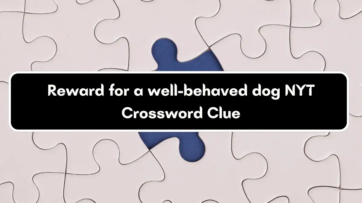 Reward for a well-behaved dog NYT Crossword Clue