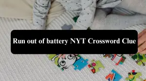 Run out of battery NYT Crossword Clue