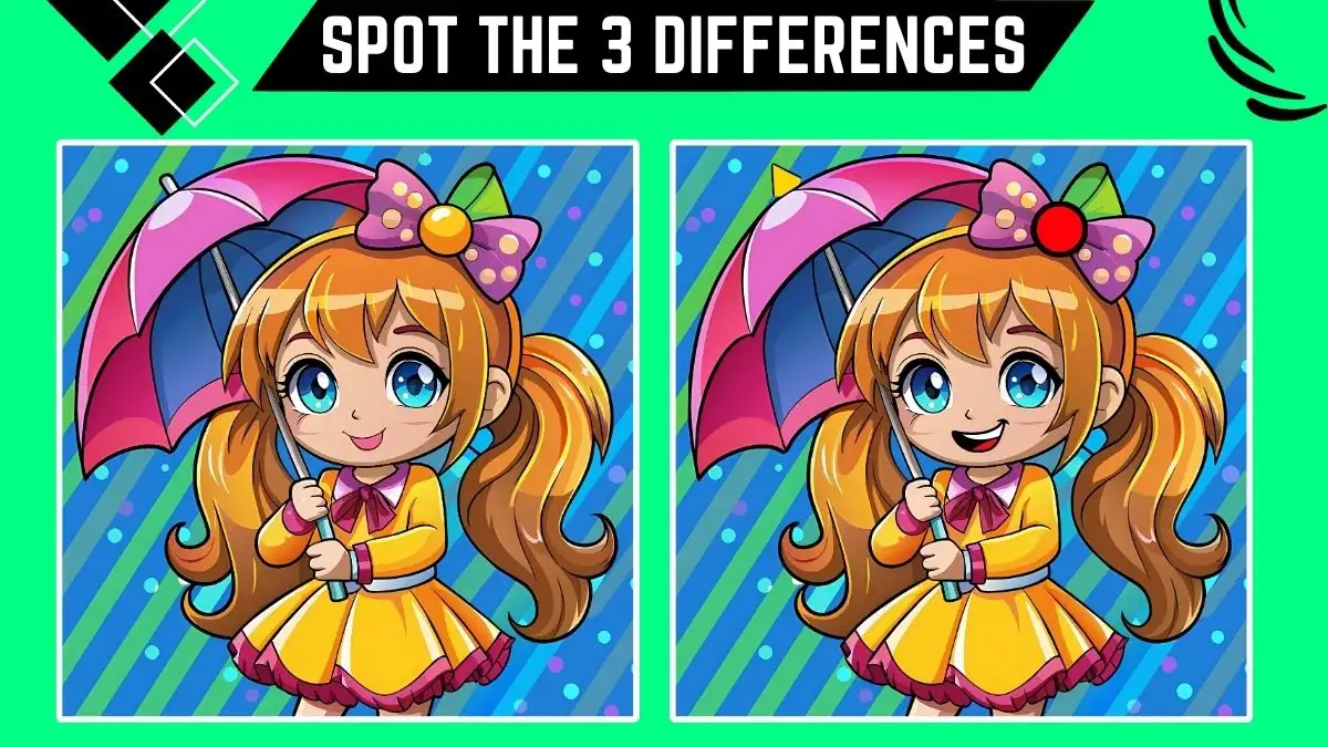 Spot the 3 Differences: Only Genius with Extra Sharp Eyes Can Spot the 3 Differences in 12 Secs | Picture Puzzle Game