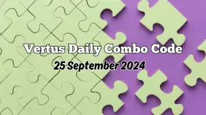 Vertus Daily Combo Code 25 September 2024