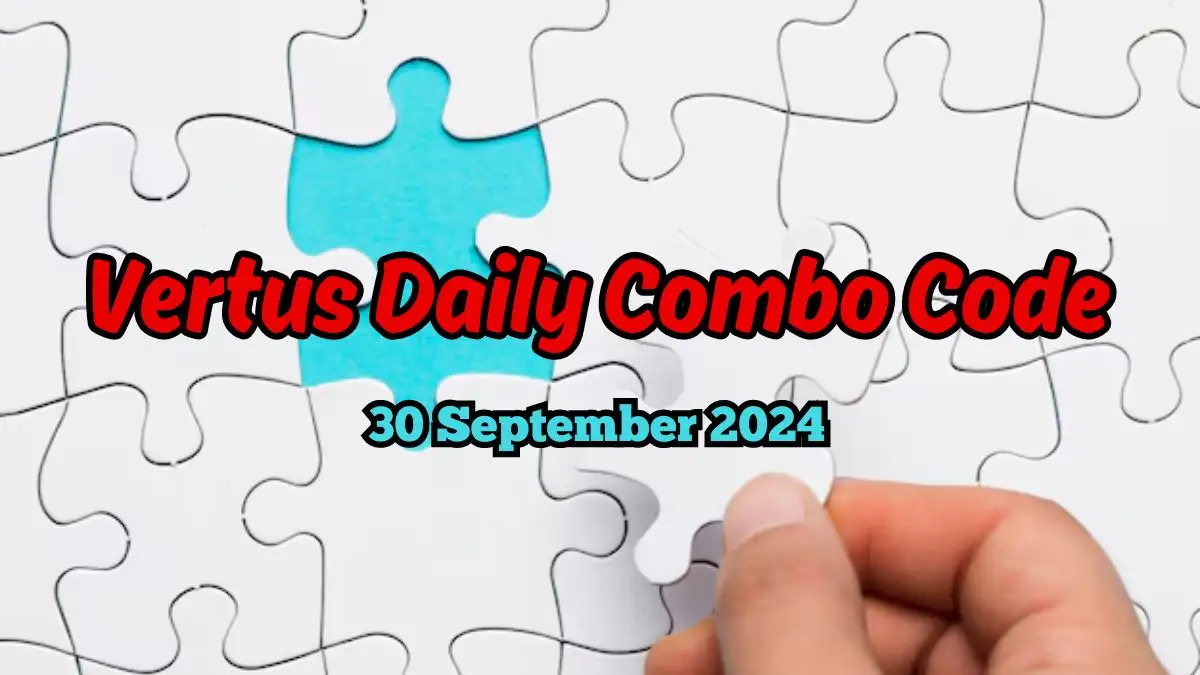 Vertus Daily Combo Code 30 September 2024