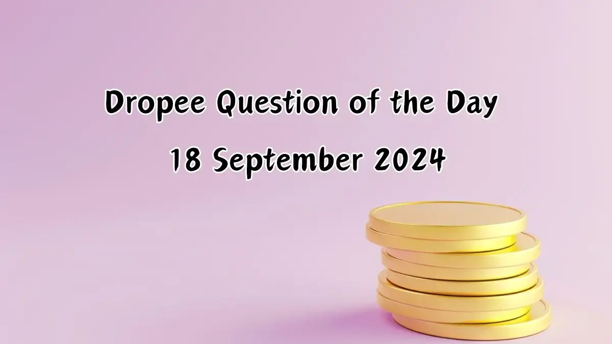 What is the Cryptocurrency Used in the Game The Sandbox? Dropee Question of the Day 18 September 2024