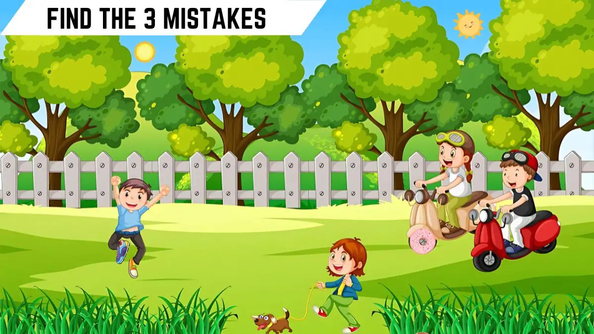 Brain Teaser IQ Test: Only highly attentive eyes can spot the 3 Mistakes in 14 Secs