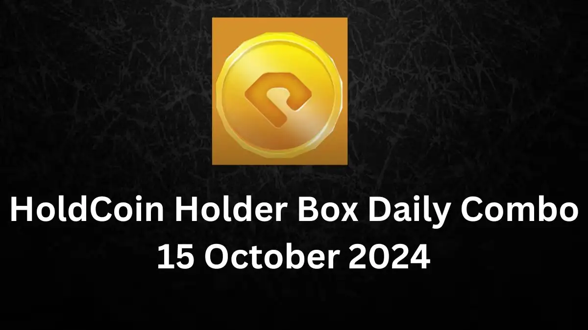 HoldCoin Holder Box Daily Combo 15 October 2024