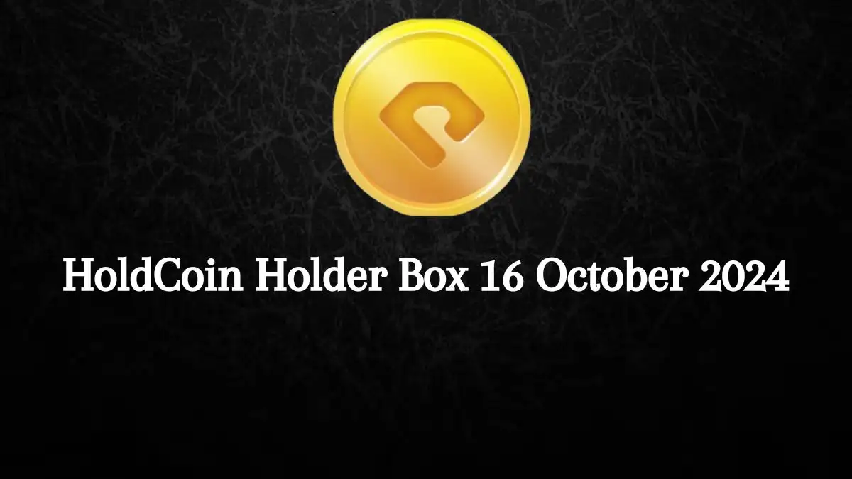 HoldCoin Holder Box Daily Combo 16 October 2024