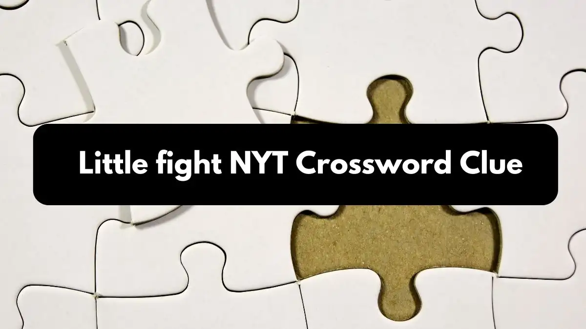 Little fight NYT Crossword Clue