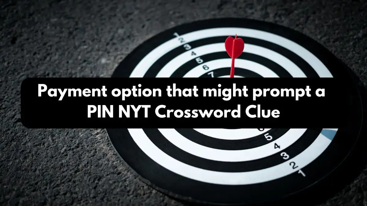 Payment option that might prompt a PIN NYT Crossword Clue