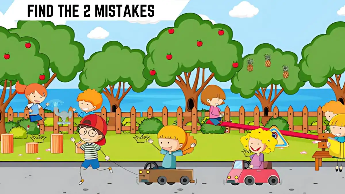 Spot the 2 Mistakes Picture Puzzle: Only 10% of Genius can spot the 2 mistakes in 12 Secs