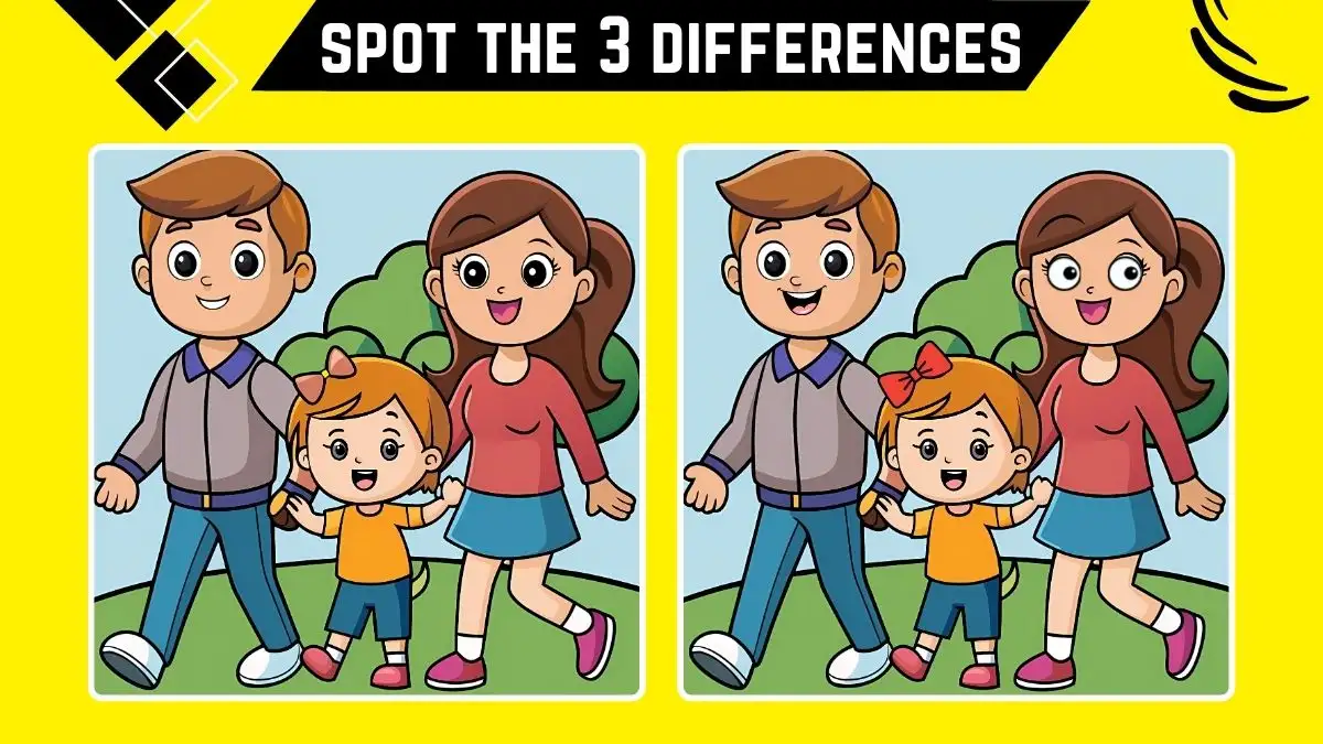 Spot the Difference Game: Only Genius with Hawk Eyes Can Spot the 3 Differences in this Image in 12 Secs