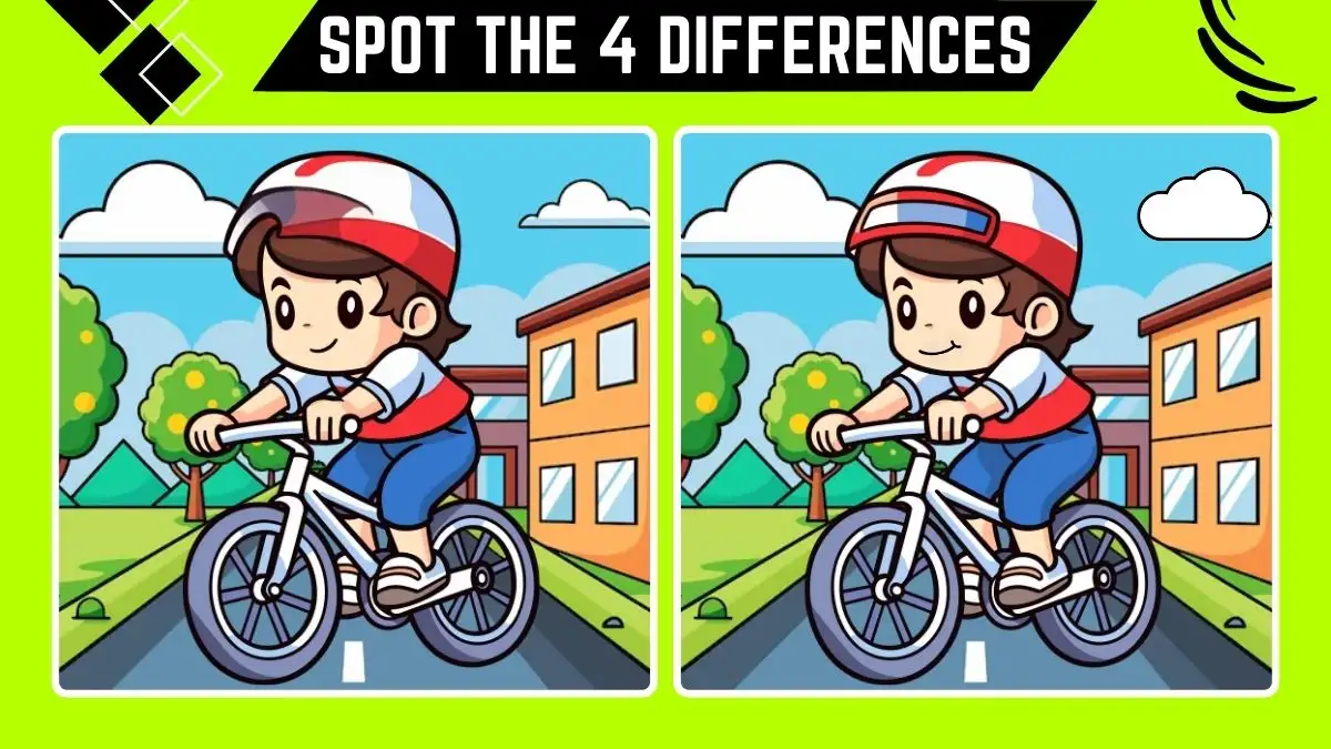 Spot the Difference Game: Only Sharp Eyes Can Spot the 4 Differences in this Image in 14 Secs