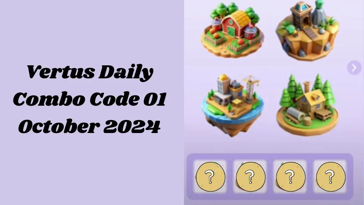 Vertus Daily Combo Code 01 October 2024