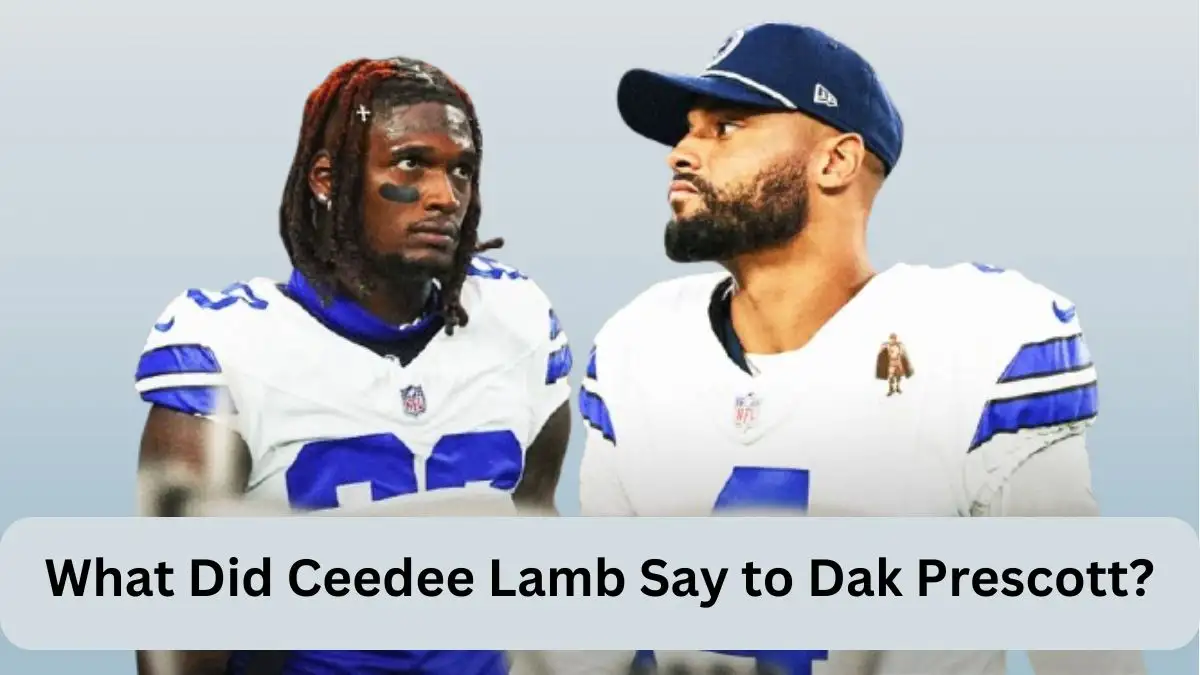 What Did Ceedee Lamb Say to Dak Prescott? NFL Fans Try to Lip Read The Words Said By Cowboy Receiver