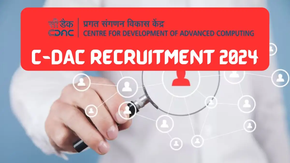 C-DAC Recruitment 2024 Apply Online for Scientist B Vacancies