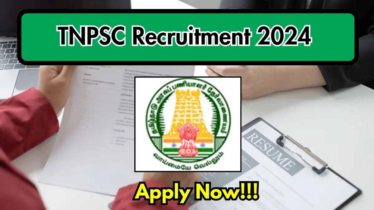 TNPSC Jobs 2024 Assistant Section Officer vacancies for Bachelors degree