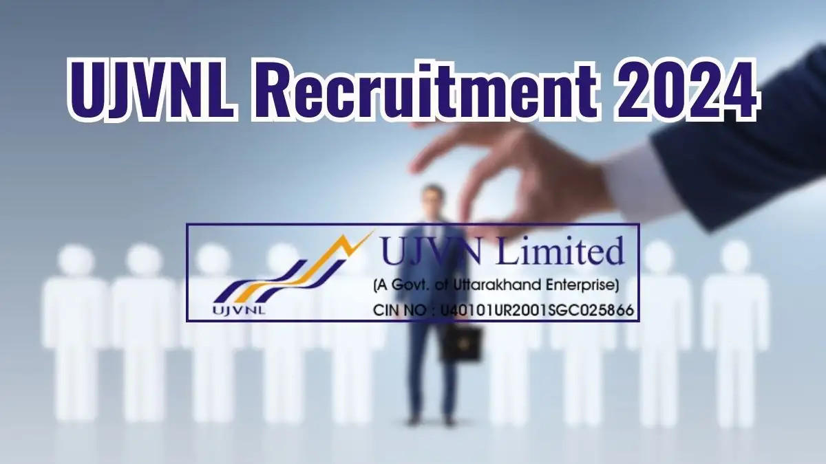 UJVNL Jobs 2024 Expert/ Consultant vacancies for B.E/ B.Tech, B.Sc