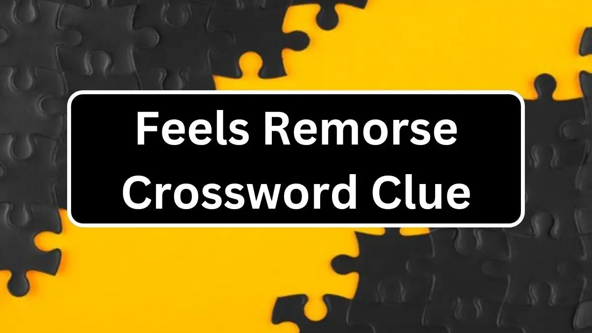 Feels Remorse Crossword Clue 4 Letters