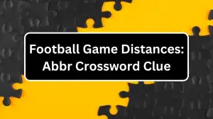 Football Game Distances: Abbr Crossword Clue