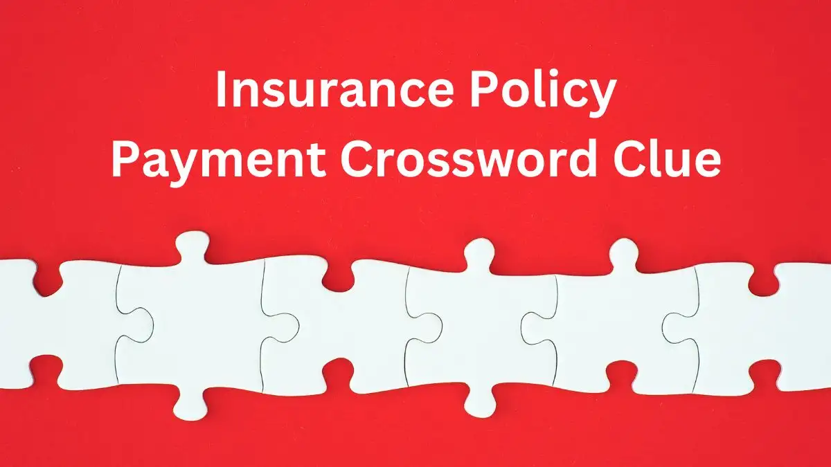 Insurance Policy Payment Crossword Clue