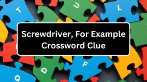 Screwdriver, For Example Puzzle Page