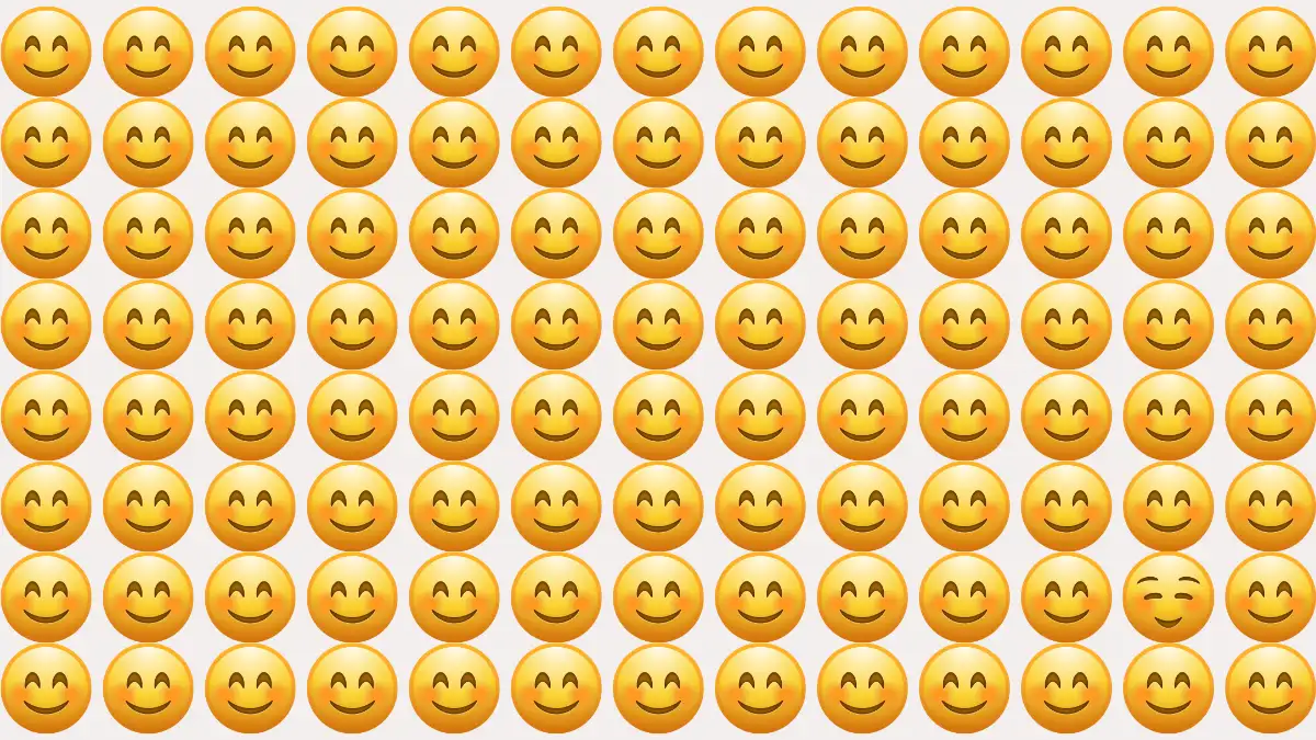 Brain Teaser Eye Test: Only Sharpest Eyes Can Spot the Odd Emoji in 6 Secs