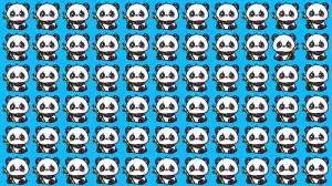 Optical Illusion Eye Test: If You have 2K Vision Spot the Odd Panda in 5 Secs