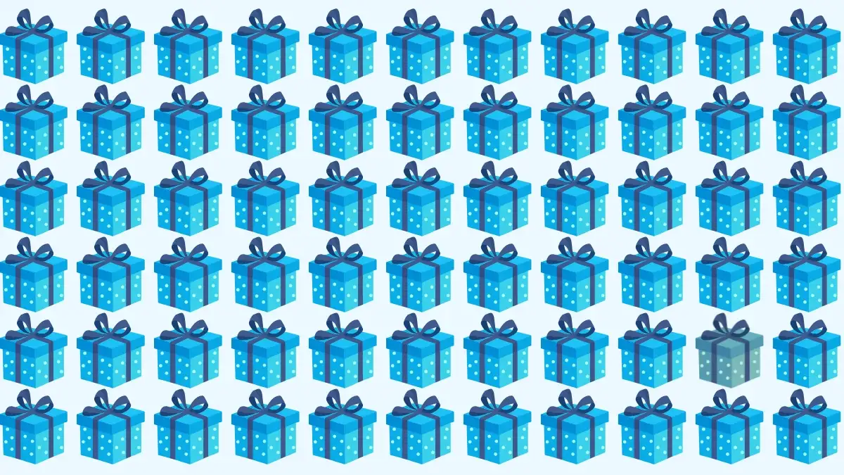 Optical Illusion Eye Test: If You Have Hawk Eyes Spot the Odd Gift in 7 Secs Optical Illusion Eye Test: If You Have Hawk Eyes Spot the Odd Gift in 7 Secs