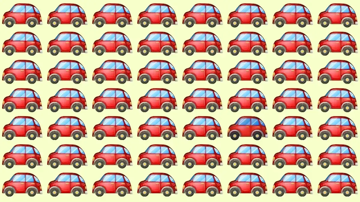 Odd One Out Puzzle: Only eagle Eyes Can Spot the Odd Car in 6 Secs