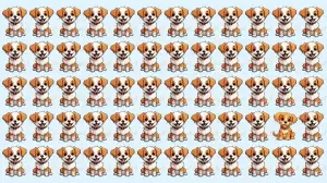 Odd One Out Puzzle: Only eagle Eyes Can Spot the Odd Dog in 5 Secs