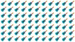 Optical Illusion Eye Test: If You have Hawk Eyes Spot the Odd Guitar in 7 Secs