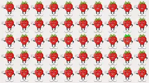 Optical Illusion Eye Test: If You have Hawk Eyes Spot the Odd Strawberry in 7 Secs
