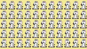 Optical Illusion Eye Test: If You have Hawk Eyes Spot the Odd Zebra in 9 Secs