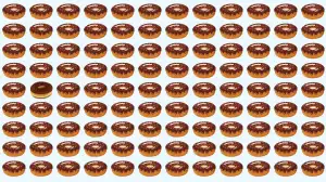 Puzzle IQ Test: Can you Find the Odd Donut in 8 Secs
