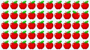 Optical Illusion Eye Test: If You have Hawk Eyes Spot the Odd Apple in 5 Secs