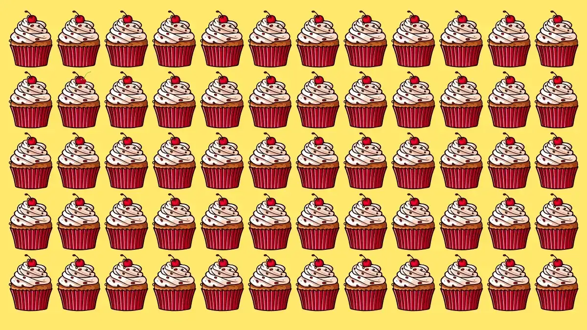 Optical Illusion Eye Test: If You have Hawk Eyes Spot the Odd Cupcake in 5 Secs Optical Illusion Eye Test: If You have Hawk Eyes Spot the Odd Cupcake in 5 Secs