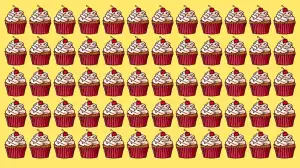 Optical Illusion Eye Test: If You have Hawk Eyes Spot the Odd Cupcake in 5 Secs