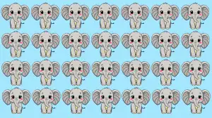 Odd One Out Puzzle: Only eagle Eyes Can Spot the Odd Elephant in 7 Secs