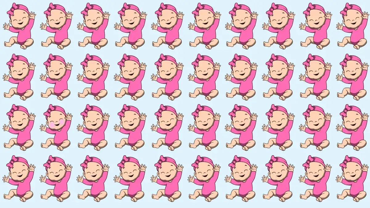 Optical Illusion Eye Test: If You have Hawk Eyes Spot the Odd Baby in 7 Secs