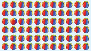 Optical Illusion Eye Test: If You have Hawk Eyes Spot the Odd Ball in 7 Secs